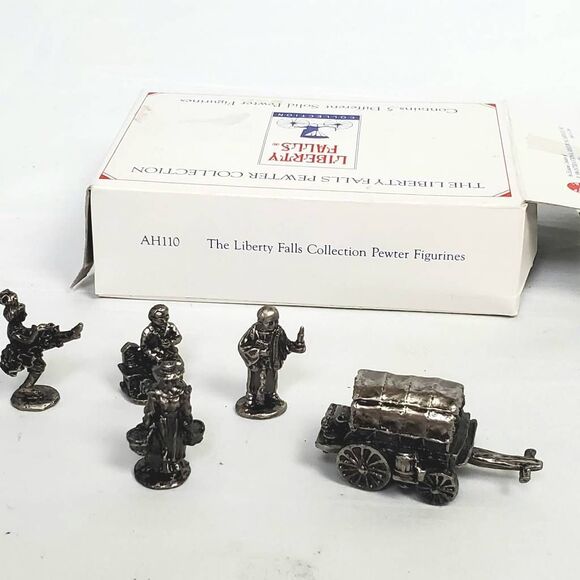 Liberty Falls Americana Pewter AH54 Pioneer Wagon Set - Picture 3 of 3